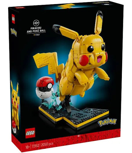 LEGO Pokémon: Pikachu and Poké Ball Set (72152) – 2050 Pcs